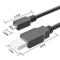 Câble de charge micro USB long et ultra-fin de haute qualité personnalisé pour ordinateur, écouteurs, charge rapide, longueur personnalisable, 5V