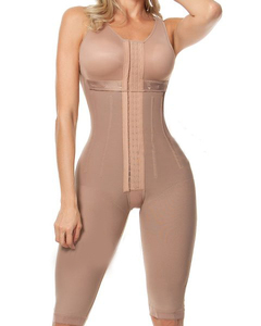 <span class=keywords><strong>Faja</strong></span> Moldeadora <span class=keywords><strong>de</strong></span> Cuerpo Completo con Compresión y Varillas <span class=keywords><strong>de</strong></span> Acero, Larga hasta el <span class=keywords><strong>Tobillo</strong></span> y Levanta Glúteos 3D, con Ganchos Delanteros y Control <span class=keywords><strong>de</strong></span> Abdomen - Product Image 3