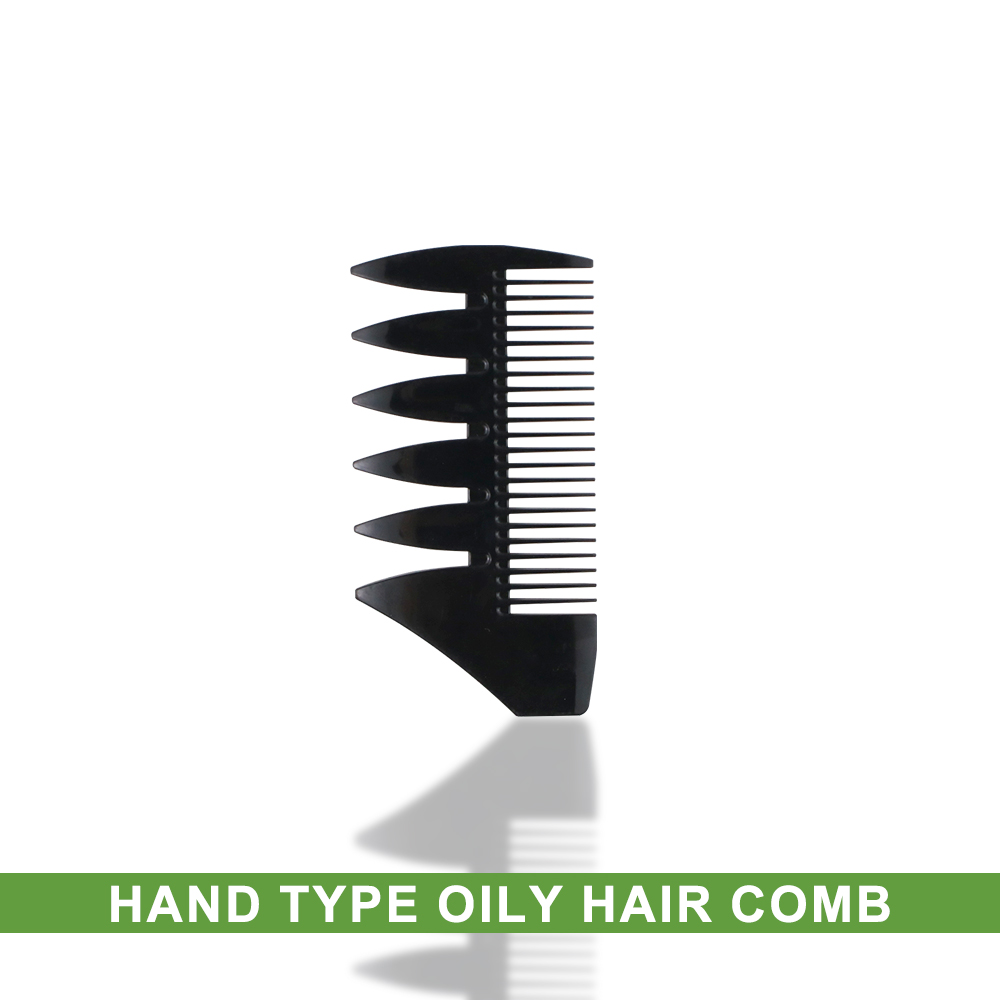 Black+Hand-shaped oil head comb
