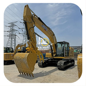 Excavatrice sur chenilles d'occasion 20 tonnes CAT320, moteur C7.1 nouvelle génération, engin de terrassement d'occasion avec pompe et roulement – En vente - Product Image 1