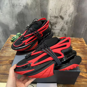 Chaussures de basket-ball pour hommes de haute qualité, tendance de la mode Balmainer, en maille, à lacets, légères, respirantes, absorbant les chocs, semelle épaisse - Product Image 6