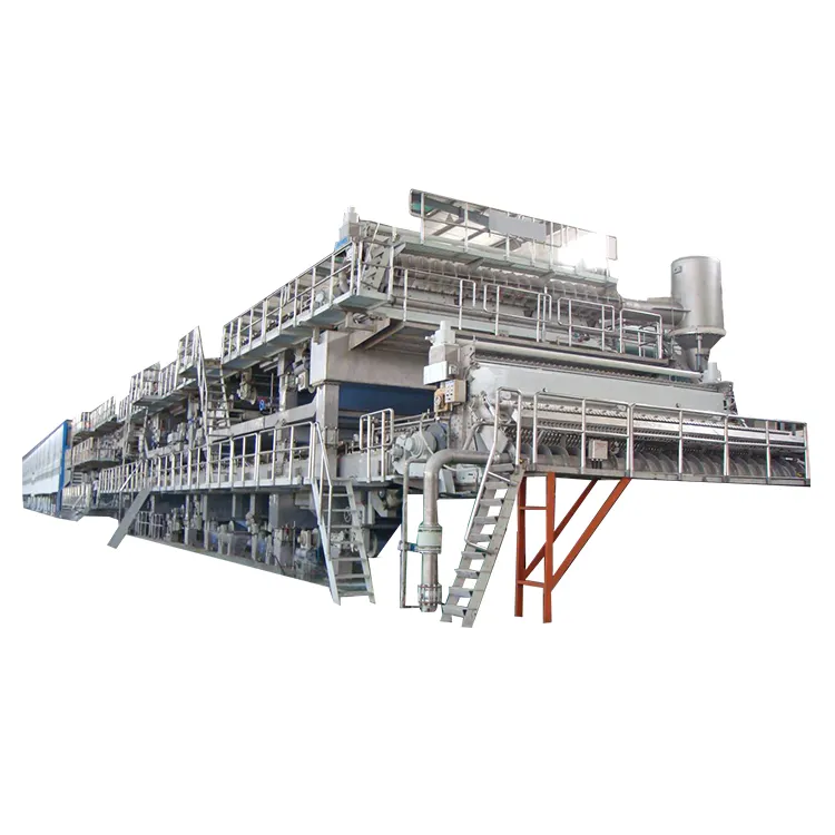 Penjualan langsung pabrik mesin manufaktur kertas coklat Flutingkraft bergelombang