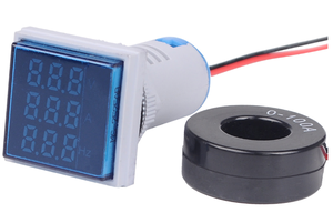 Vôn Kế Kỹ Thuật Số LED Hình Vuông Ampe Kế Máy Đo HZ Hertz Đồng Hồ Tín Hiệu Đồng Hồ Đo Kết Hợp Tần Số Dòng Điện Áp Thiết Bị Kiểm Tra Chỉ Báo Vôn - Product Image 5