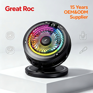 Radiatore Magnetico per Telefono a Semiconduttore con Display RGB Scorrevole e Ventola di Raffreddamento in Alluminio a 100 Giri per Giocatori - Product Image 4