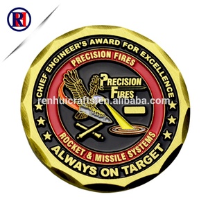Égyptien personnalisé Style D'affichage De Logo En Métal Or <span class=keywords><strong>Aigle</strong></span> Ligne Bleue Marine Militaire Pièce de Défi 3D Conception - Product Image 6