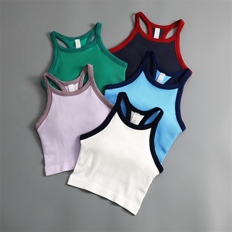 Women Professional Breathable Shockproof Criss Cross Back V-neck High Support Running Sports Bra Fitness Workout Solid Bra