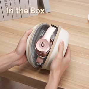Étui pour écouteurs Beats <span class=keywords><strong>Solo3</strong></span> / Solo 4, sac de rangement rigide portable pour voyage (blanc) - Product Image 4