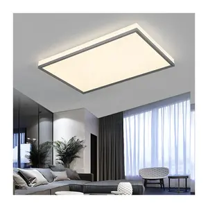 Rectangle Ceil Lamp Modern Smart Home Decoration Bedroom Living Room Dimmable Remote Control Simple Style Led Ceiling Light