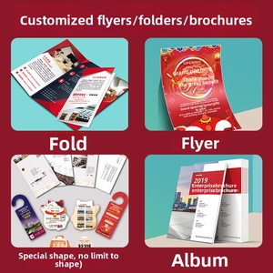 Stampa Volantini Personalizzati, Design Poster, Brochure Pieghevole <span class=keywords><strong>a</strong></span> Tre Ante in PS, Pubblicità Aziendale, Stampa Offset <span class=keywords><strong>a</strong></span> Colori Fronte-Retro su Carta - Product Image 4