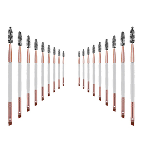 Pinceau de maquillage double tête en gros : pinceau à sourcils et pinceau à cils - Product Image 3
