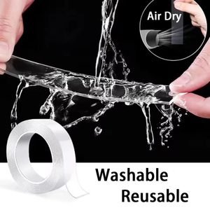 Nastro biadesivo nano extra forte, impermeabile, trasparente, ispessito, riutilizzabile, decorativo, per la casa - Product Image 4