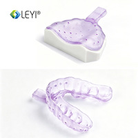 Résine dentaire transparente violette LEYI, résine pour plateau personnalisé, 1 kg/bouteille, pureté à 100 %, pour imprimantes 3D LCD/DLP