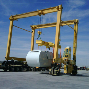 Crane Gantry Ban Karet Hidrolik 30 Ton untuk Kontainer dengan Mesin Pengangkat Listrik, Motor, dan Gearbox - Product Image 4