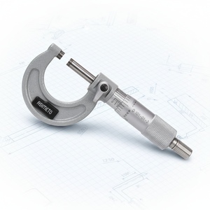 High Precision 1-2" <strong>Outside</strong> <strong>Micrometer</strong> Electronic <strong>Outside</strong> <strong>Micrometer</strong> Measuring Tools With Ratchet Stop - Product Image 1