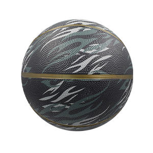 Ballon de basketball personnalisé en caoutchouc et cuir PU, résistant à l'usure (tailles n°7, 3, 4) pour l'entraînement des étudiants - Vente en gros - Product Image 3