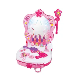 Girl Children Makeup Game Accessories Kids Dressing Table Pretend Beauty Play set Fashion