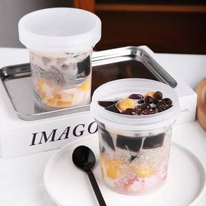 Tasse à <span class=keywords><strong>crème</strong></span> glacée jetable avec LOGO personnalisé Boîte d'emballage alimentaire Pot en plastique <span class=keywords><strong>pour</strong></span> gelée de pouding <span class=keywords><strong>au</strong></span> <span class=keywords><strong>yaourt</strong></span> Contenants à dessert <span class=keywords><strong>pour</strong></span> <span class=keywords><strong>gâteau</strong></span> mousse avec couvercle - Product Image 1