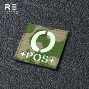 Parches Reflectantes de Bandera Japonesa y Tipo de Sangre POS +, Parches Cortados con Láser para Equipos Tácticos, Personalizar Colores y Tamaños - Product Image 6