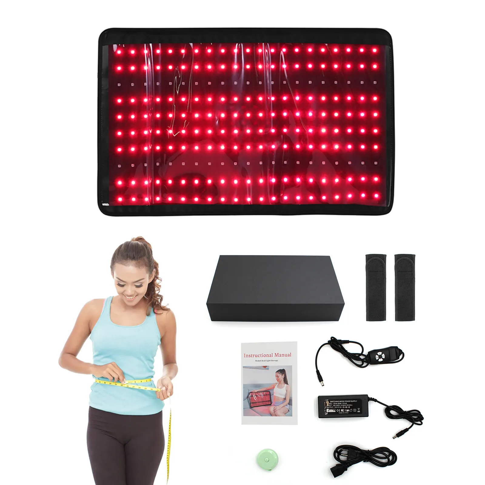 Aspetto luce rossa casa 120w chip di cura della pelle redol luce rossa terapia 100 led per la bellezza