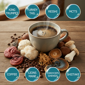 OEM ODM Mushroom Coffee Powder with Coffee Cordyceps Sinensis Support Immune Defense Energy Booster Enhance Recovery - Product Image 3