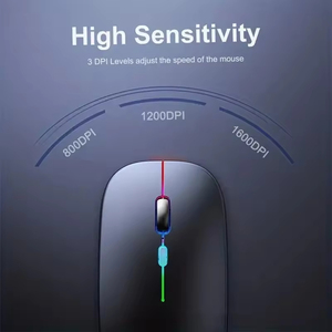 Luminous <b>Office</b> Blue tooth Silent Wireless Mouse Gift Gaming <b>Computer</b> Laptop Rechargeable Mouse - Product Image 3