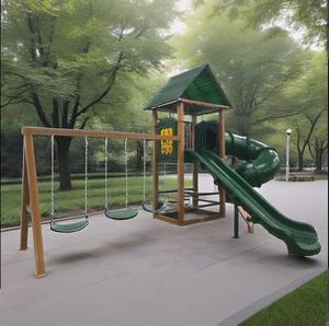 Monle Sản phẩm mới trường vườn trẻ em Đồ chơi lớn trượt ngoài trời thiết bị sân chơi cho bé - Product Image 2