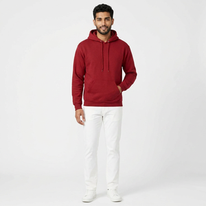 Wholesale Unisex 100% Cotton Blank custom logo Print Fleece Fashion Casual <b>Sweatshirt</b> Pullover hoodies - Product Image 1