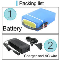 Batterie au lithium 48V 24Ah pour vélos électriques avec BMS 50A et chargeur 4A, personnalisation disponible.