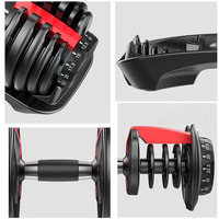 Haltères réglables de haute qualité, paire d'haltères réglables, haltères réglables en livres, haltères réglables de 24 kg et 40 kg, équipement d'exercice pour salle de sport à domicile