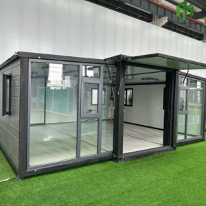 20ft 40ft Impermeável Pré-fabricada Luxo Dobrável 2 Quarto Expansível Container Casa - Product Image 1