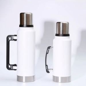Gourde isotherme à double paroi en acier inoxydable 1,0 L, 1,4 L, 1,9 L pour les voyages en plein air, les sports, le camping et la randonnée - Product Image 6