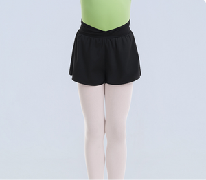 Pantalones Cortos de Yoga y Danza con Cintura Plisada para Niñas, Pantalones Cortos de Gimnasia de Cintura Alta, Novedad 2026 - Product Image 4