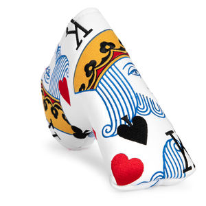 Hot Selling Embroidery Golf Putter <b>Head</b> <b>Cover</b> Magnetic Custom Golf Club <b>Covers</b> Pu Leather Golf Blade Putter Headcover - Product Image 1