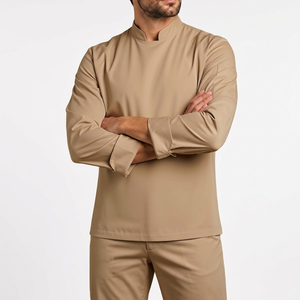 Chemise de serveur uniforme 100% coton respirant pour le personnel de restaurant, hôtel, bar - Fabricant OEM, approvisionnement en gros - Product Image 1