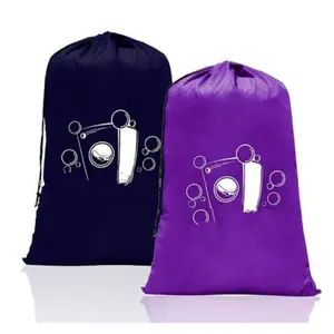 Custom Logo Laundry Bags Dirty Clothes Storage Bags With Drawstring For Laundromat Suppliers