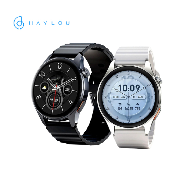 HAYLOU Watch 4S AMOLED Touch Screen Smart Watch GPS Heart Rate Tracker Music Player Accelerometer Message Reminder Calendar-up