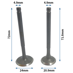 قطع غيار محرك الدراجات النارية الأصلية عالية الجودة KPH/KARISMA/WAVE125/XRM125/DREAM125 صمامات السحب والعادم لهوندا - Product Image 4