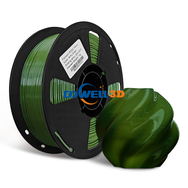 High Quality 1.75mm 1kg/Roll PETG 3d Filament FDM 3d Print Material Multi Color Smooth Plastic Filament