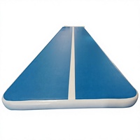 Tapis de gymnastique gonflable professionnel en PVC, imperméable, écologique, résistant à l'huile, portable, épaisseur 10 mm, pour entraînement et tumbling