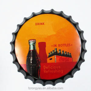 Tendencia 2026: Decoración de Pared Personalizada con Tapas de Cerveza Retro, Cuadros Creativos de Hierro, Letreros Metálicos con Tapas de Botella para Bares - Product Image 4