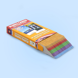 Cartes flash éducatives personnalisées pour enfants, imprimées sur papier plastique mat laminé durable, design personnalisé, apprentissage du français - Product Image 3