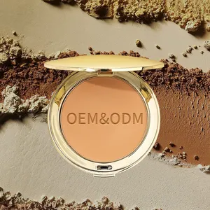 Natural Makeup Compact Powder Pressed Powder Compact Makeup Foundation Powder Customized Private Logo