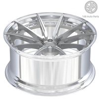 168 jantes en alliage d'aluminium forgé sur mesure en 2 pièces, 17, 18, 19, 20 pouces, 5x112, 5x120, 5x114.3, pour Cadillac