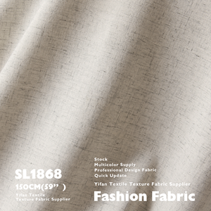 Prend en charge le tissu de lin élastique respirant mélangé à plusieurs couleurs pour les pantalons de robe de vêtements - Product Image 3