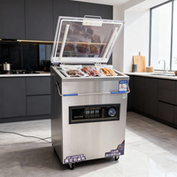 Scelleuse sous vide alimentaire en acier inoxydable 390PD pour la conservation des légumes (chambre unique, utilisation facile, écologique)