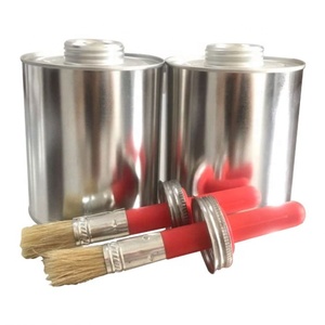 2026 Envase Metálico de 100ml con Tapa de Rosca para Cemento PVC, Tarro Adhesivo con Brocha - Product Image 2