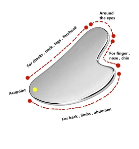 Matériau en acier inoxydable de <span class=keywords><strong>Massage</strong></span> de grattage utilisation de Guasha - Product Image 3