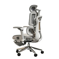Chaise de bureau moderne en maille, chaise d'ordinateur ergonomique, chaise de maison avec soutien lombaire, confortable pour les longues périodes de siège, inclinable
