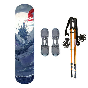 Direct usine vente en gros 38cm Mini Ski <span class=keywords><strong>Snowblades</strong></span> Skiboards courts Sports d'hiver Skis en bois pour adultes et enfants - Product Image 3