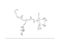Barres stabilisatrices arrière SHAKLON pour Touring – Barre anti-roulis, biellettes de stabilisation, spécifications OE, ajustement direct, bagues, pièces de suspension
